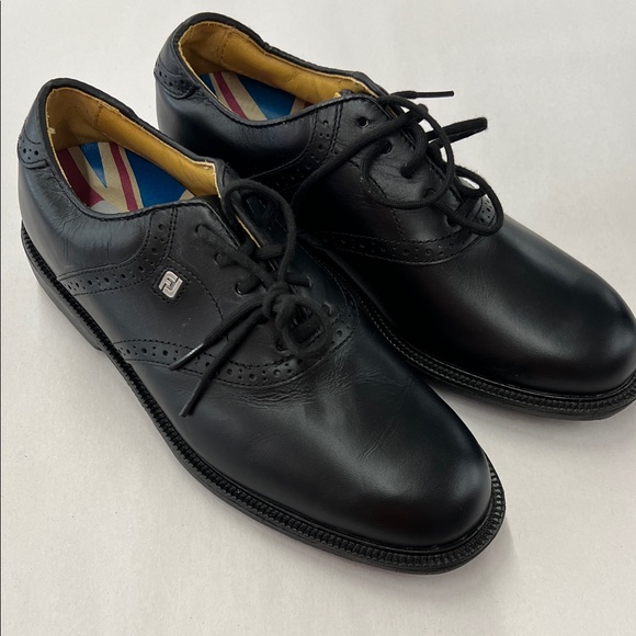 Classic Black Leather Oxfords by Florsheim - Picture 1 of 1